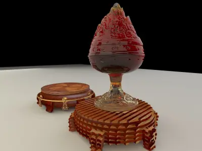 Chinese display stand 3D model