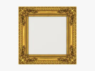 Frame picture gold v5 3D model