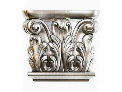 Classic capitel 01 3D model