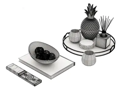 Living Room Silver 3D model