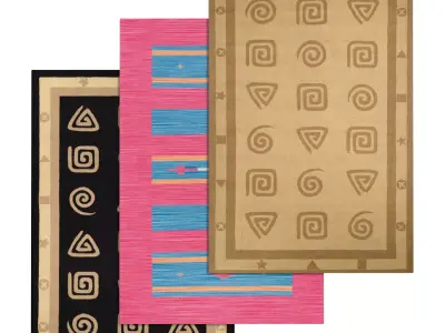 Rug Set 2378 3D model