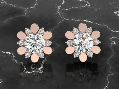 Jewelry Earring 3D print model