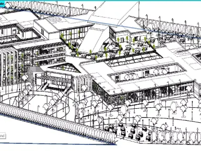 research and training center  3D model