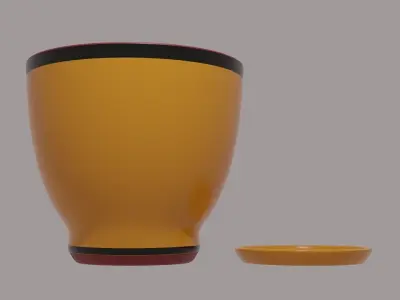  Flower pot 3D model