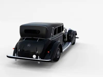 Mercedes 770 Staff Car rev 3D model