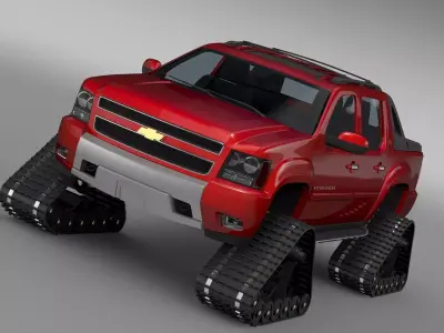 Chevrolet Avalanche Z71 Crawler 3D model