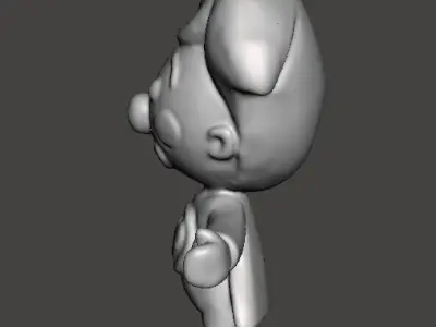 PLIM PLIM THE LITTLE CLOWN PVC FIGURE MODEL TOY SCULPTURE 3D print model