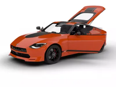 Nissan Z Heritage Edition 2024 HQ 3d model 3D model