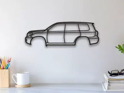 Toyota Wall Art 3D print model