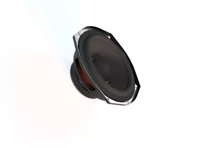 SPEAKER MODEL Low-poly 3D model