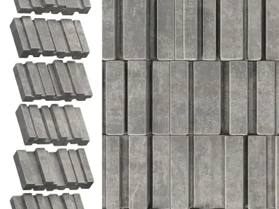 Panel stone slab line n2 3D model