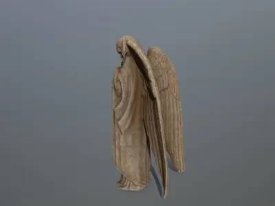 greek statue 1 Low-poly 3D model
