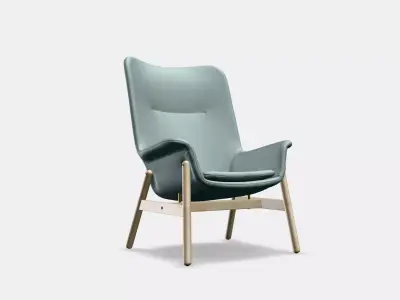VEDBO High-back armchair 3 3D model