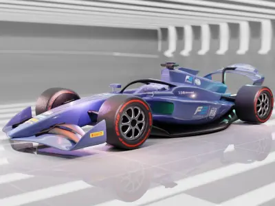 F2 2024 Launch Car  3D model