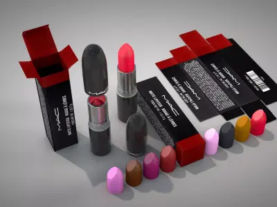 Lipstick MAC Box 3D Model 3D model
