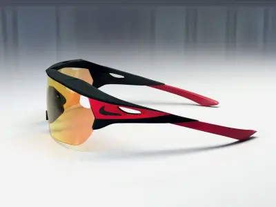 Nike Hyperforce Elite sport sunglasses Low-poly 3D model
