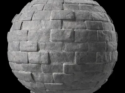 Stone Wall Materials 45- Stone walls Sbsar Pbr 4k Seamless Texture