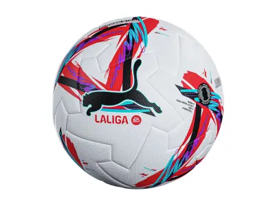Puma la liga 1 Soccer Ball 24-25 Low-poly 3D model