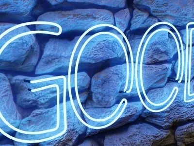 Neon sign Coffee is always a good idea with lamp  3D model