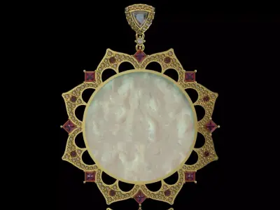 Jewelry Plate Model jp0347 3D print model