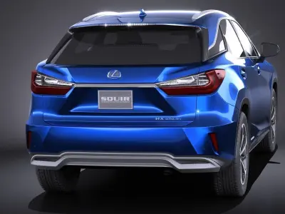 Lexus RX 450h 2016 3D model