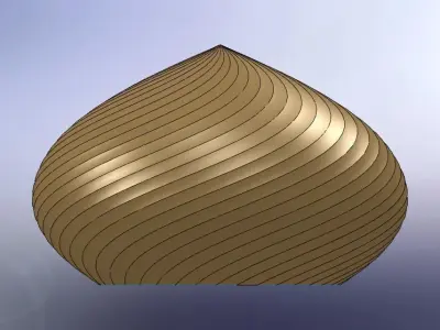 Sheet metal dome Free 3D model