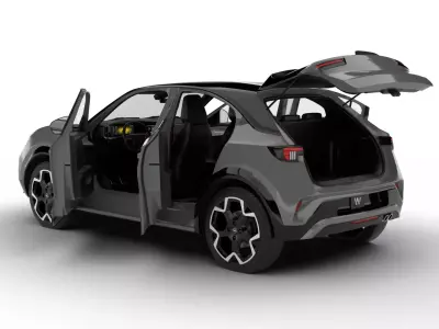 Opel Mokka Hybrid 2025 HQ 3d model 3D model