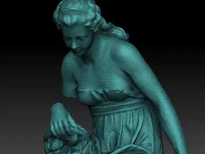 Musee statue 3D model