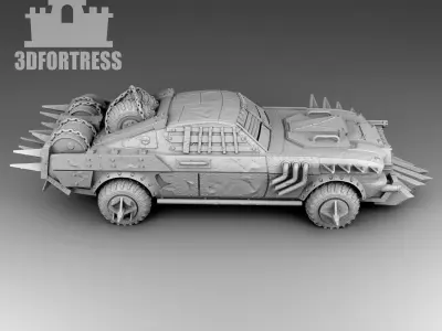 Tough guy 39s car 3D print model