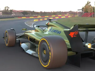 Formula 1 2022 and 2023 Concept Car Design 3D model