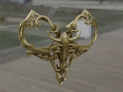 Breast Armor Ancient 3D model