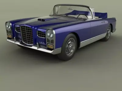 Facel-Vega FV2B Convertible 3D model