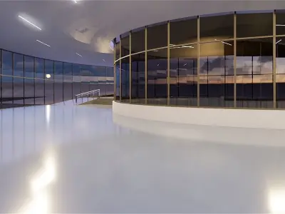 Spiral building - Big spiral design  3D model