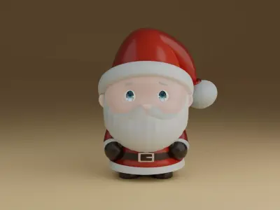 Santa clause 3D print model