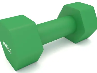 Dumbbells 10kg 3D model