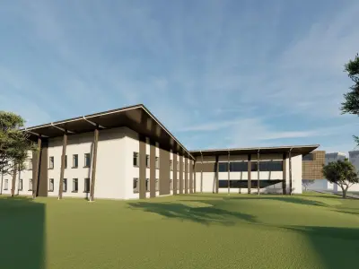 SCHOOL BUILDING 3D model 85