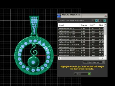 MOROCCON GOLD PENDANT 3D PRINTABLE MODEL  3D print model