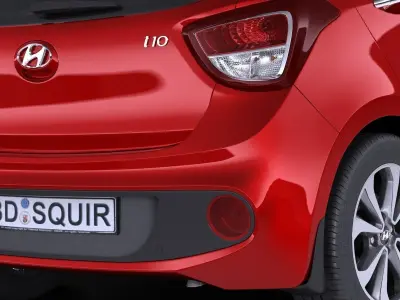 Hyundai i10 2017 3D model