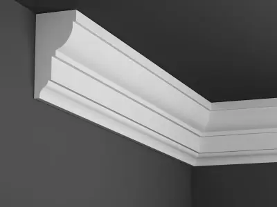 Cornice Moulding Low-poly 3D model