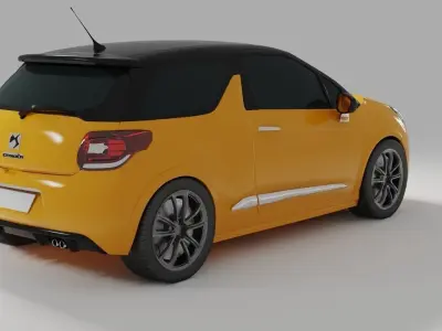 Citroen Ds3 Car 3D Model 3D model