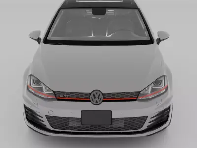 VW Golf GTI 3D model
