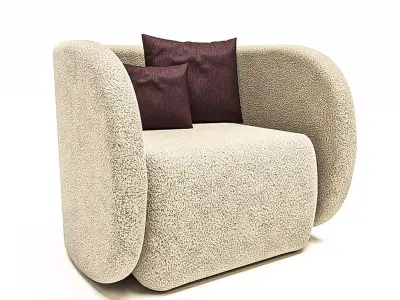 Pure Chair Low-poly 3D model