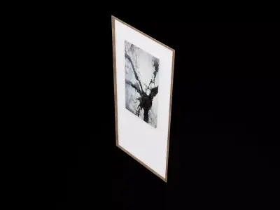 Wall Painting Low-poly 3D model