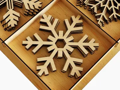 Christmas decorations 3D model