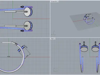 Earrings 10524 3D print model