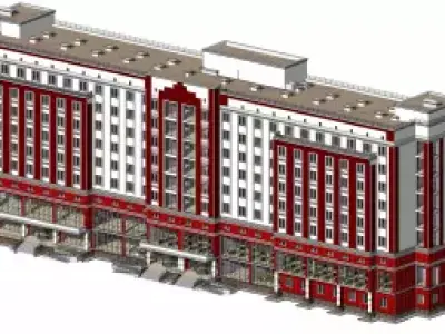 Russian Hotel 3D model