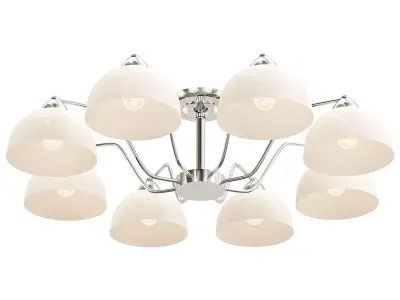 carissa-30172-8 six - light chrome ceiling light 3D model