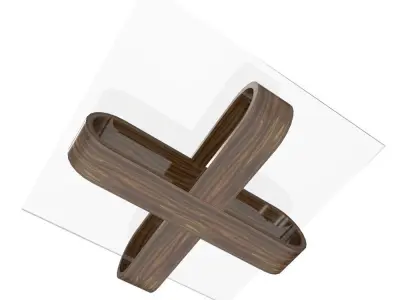 Coffee Table Low-poly 3D model