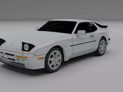 Porsche 944 S2 3D model