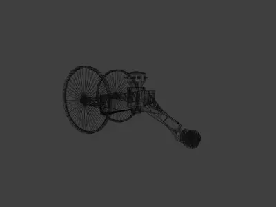 Lebedenko tank - Car tank 3D model
